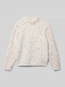 Only Regular Fit Strickpullover mit Stehkragen Modell 'GLUDI' in Offwh...