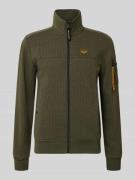 PME Legend Sweatjacke mit Reißverschluss in Oliv, Größe M