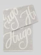 HUGO Schal aus Woll-Mix Modell 'BYANCA' in Hellgrau, Größe 1