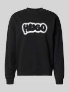 Hugo Blue Regular Fit Sweatshirt aus reiner Baumwolle Modell 'NEWIREX'...