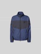 VETEMENTS Relaxed Fit Jacke mit Stehkragen in Marine, Größe L