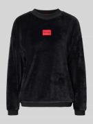 HUGO Relaxed Fit Pyjama-Oberteil aus Baumwoll-Mix Modell 'VELVET' in B...