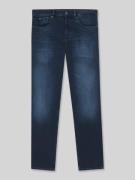 BOSS Regular Fit Jeans aus Baumwoll-Mix Modell 'RE.MAINE' in Dunkelbla...