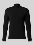 Drykorn Longsleeve mit Rollkragen Modell 'EMANUEL' in Black, Größe L