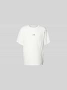 MM6 Maison Margiela Regular Fit T-Shirt mit Logo-Patch in Weiss, Größe...