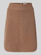 Christian Berg Woman Knielanger Rock mit breitem Bund in Cognac, Größe...