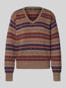 Lauren Ralph Lauren Strickpullover aus Baumwoll-Leinen-Mix Modell 'MIN...