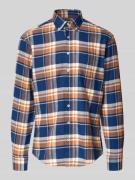 Fynch-Hatton Freizeithemd mit Knopfleiste in Marine, Größe 4XL