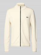 BOSS Green Regular Fit Strickjacke aus Viskose-Mix Modell 'KN_LEAGUE F...