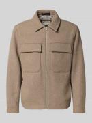 Jack & Jones Premium Hemdjacke mit Brusttaschen Modell 'RUSSEL' in Bei...