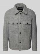 SELECTED HOMME Regular Fit Wolljacke mit Umlegekragen Modell 'MITCH' i...