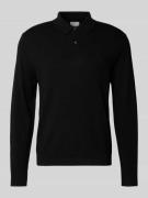 CK Calvin Klein Regular Fit Strickpullover aus Woll-Mix in Black, Größ...