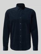 Marc O'Polo Regular Fit Freizeithemd aus reiner Baumwolle in Marine, G...