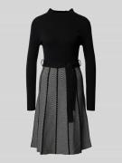 Apricot Midikleid aus Viskose-Mix in Black, Größe M