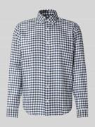 MCNEAL Freizeithemd mit Knopfleiste in Dunkelblau, Größe L