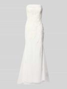 Luxuar Brautkleid im Off-Shoulder-Look in Offwhite, Größe 38