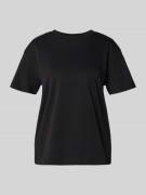 Stefanel T-Shirt mit Rundhalsausschnitt in BLACK, Größe L