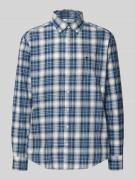 Fynch-Hatton Freizeithemd mit Knopfleiste in Marine, Größe 4XL