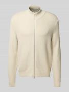 Samsøe Samsøe Strickjacke mit Reißverschluss Modell 'SADEM' in Offwhit...