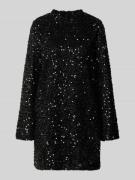 Jake*s Collection Knielanges Kleid mit Paillettenbesatz in Black, Größ...