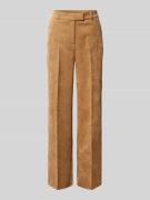 comma Wide Fit Cordhose mit Bügelfalten Modell 'Septemeber' in Camel, ...