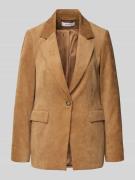 comma Blazer mit Reverskragen in Camel, Größe 34