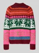 Essentiel Antwerp Loose Fit Strickpullover mit mehrfarbige Muster Mode...