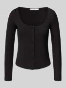 Guess Pyjama-Oberteil mit Strukturmuster Modell 'Lia' in Black, Größe ...