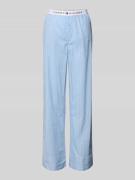 TOMMY HILFIGER Regular Fit Pyjama-Hose aus reiner Baumwolle in Hellbla...