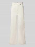 Tommy Jeans Wide Leg Cordhose aus reiner Baumwolle in Ecru, Größe 27/3...