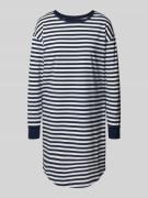 Skiny Nachthemd mit Rundhalsausschnitt in Dunkelblau, Größe 36