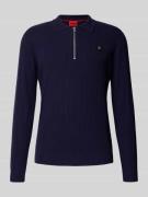 HUGO Regular Fit Strickpullover aus Viskose-Mix Modell 'SASTORO' in Ma...
