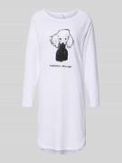 LOUIS & LOUISA Nachthemd mit Statement-Print Modell 'Wohlfühlmomente' ...