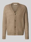 SELECTED HOMME Relaxed Fit Strickjacke mit Alpaka-Woll-Anteil Modell '...