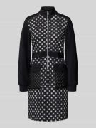 Marc Cain Knielanges Kleid mit Stehkragen in Black, Größe 42