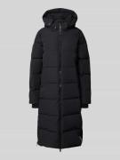 IQ Studio Steppmantel mit Kapuze in Black, Größe 34