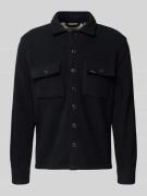 Blend Regular Fit Freizeithemd mit Kentkragen Modell 'BAKI' in Black, ...