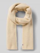 MSCH Copenhagen Schal mit Label-Detail Modell 'Hope' in Offwhite Melan...