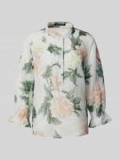 Luisa Cerano Regular Fit Bluse mit Stehkragen in Mint, Größe 38