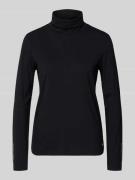 Brax Longsleeve mit Rollkragen Modell 'CARINA' in Black, Größe 38