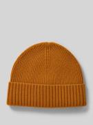 MCNEAL Beanie aus Wolle-Kaschmir-Mix in Gold, Größe 1