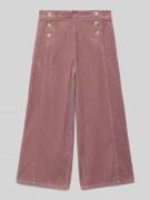 Mango Cordhose mit Knöpfen Modell 'linita' in Rosa, Größe 152