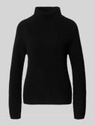 Fynch-Hatton Strickpullover aus Kaschmir mit Stehkragen in Black, Größ...