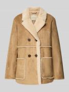 FREE/QUENT Jacke in Leder-Optik Modell 'LAMSE' in Camel, Größe L