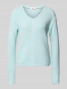 s.Oliver RED LABEL Regular Fit Strickpullover mit Woll-Anteil in Mint,...