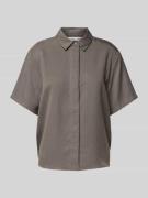 Samsøe Samsøe Regular Fit Bluse aus Lyocell mit verdeckter Knopfleiste...