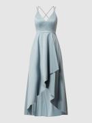 Jake*s Cocktail Abendkleid im Vokuhila-Look in Schilf, Größe 48