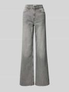 Mango Wide Leg Jeans mit 5-Pocket-Design Modell 'DANILA' in Hellgrau, ...