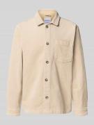 Lindbergh Modern Fit Hemdjacke mit Brusttasche Modell 'Superflex' in S...