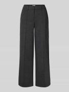 ICHI Wide Leg Stoffhose mit fixierten Bügelfalten Modell 'KATE' in Dun...